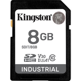 Mälukaart Kingston Industrial SDIT/8GB, 128 GB, 100 Mb/s - 80 Mb/s