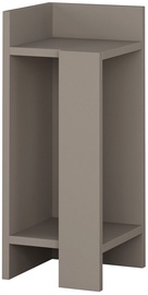Naktinis staliukas Kalune Design Elos Left Light Mocha, šviesiai ruda, 27 x 25 cm x 60 cm