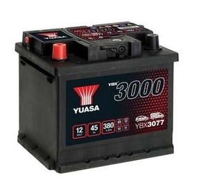 Akumulators Yuasa YBX3077, 12 V, 45 Ah, 380 A