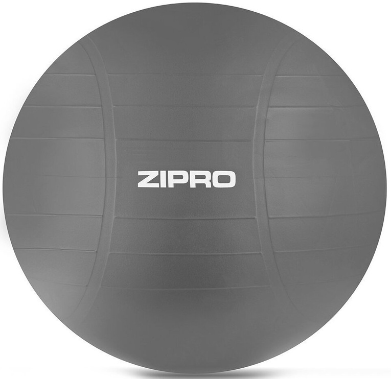 Гимнастический мяч Zipro Anti-Burst, серый, 650 мм