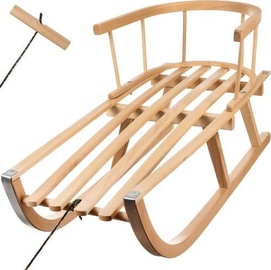 Puidust kelk Kruzzel 25217, pruun, 87 cm x 32.5 cm