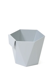 Puķu pods Lamela 636-69, pelēka, Ø 110 mm, 110 mm x 120 mm