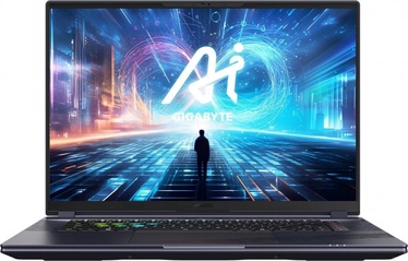 Nešiojamas kompiuteris Gigabyte Aorus 16X ASG 2024, Intel® Core™ i9 processor 14900HX, 32 GB, 2 TB, 16 ", Nvidia GeForce RTX 4070, pilka