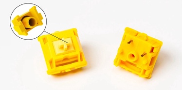 Tastatūras vāciņš Keychron Gateron Cap V2 Golden-Yellow Switch Set,, zelta/dzeltena