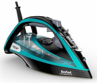 Утюг Tefal Ultimate Pure FV9844, черный/зеленый, 3200 Вт (поврежденная упаковка)