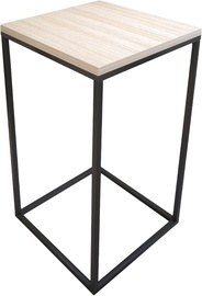 Журнальный столик Kalune Design Pure, бежевый/дубовый, 35 см x 35 см x 62 см