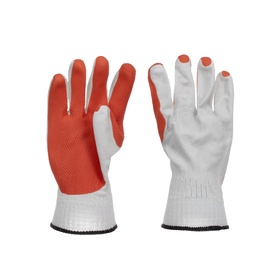Перчатки перчатки Haushalt C15BLR, для взрослых, резина/хлопок/полиэстер, 10/XL