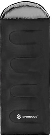 Miegmaišis Springos 2in1 Sleeping Bag, juodas/pilkas, 180 cm