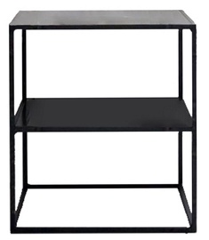 Журнальный столик Kalune Design Modi, черный, 30 см x 45 см x 50 см