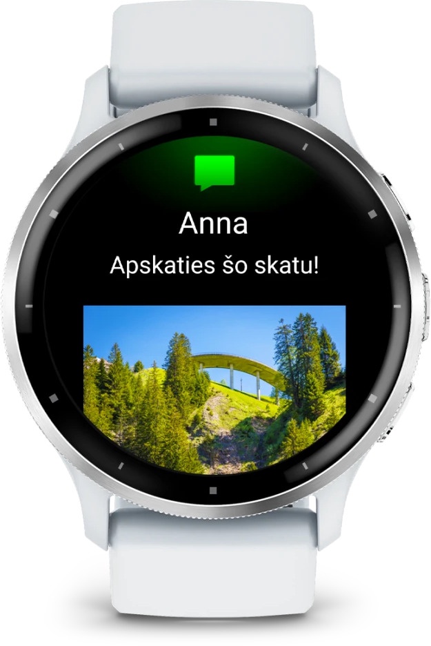Viedais pulkstenis Garmin Venu 3 010-02784-00, sudraba