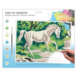 Glezniecība pēc cipariem Docrafts Unicorn 11CR550707, daudzkrāsaina