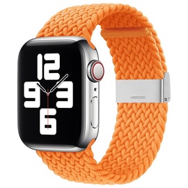 Siksniņa iLike Braided Fabric Strap Apple Watch 38/40/41mm, oranža