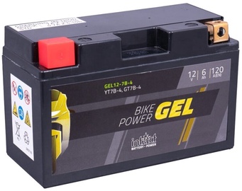 Akumulators IntAct Bike Power GEL YT7B-4 GT7B-4, 12 V, 6 Ah, 120 A