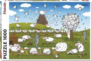 Pusle Piatnik Sheep In Paradise 157939, 44 cm x 68 cm