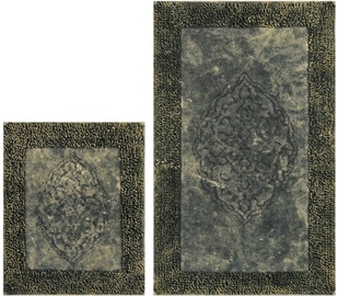 Vannasistabas paklājiņu komplekts Foutastic COTTONKT000211, zaļa, 60 cm x 100 cm
