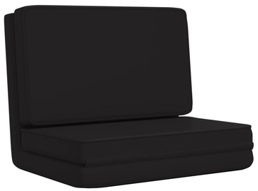 Кресло VLX Folding Floor 336542, черный, 55 см x 70 см x 57 см