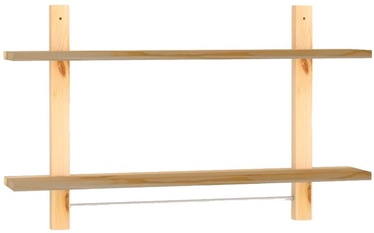 Sienas plaukts Kalune Design Kladusa Mutfak, ozola, 80 cm x 14 cm x 50 cm