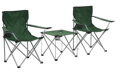 Kempinga mēbeļu komplekts VLX Camping Table and Chair Set 3 Pieces