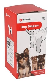 Sauskelnės šunims Flamingo Dog Diapers 510583, XXS, 12 vnt.
