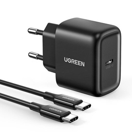 Telefono įkroviklis Ugreen CD250, USB Type C, 2 m, juoda, 25 W