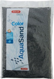 Grunts Zolux AquaSand Color 346103, 1 kg, melna