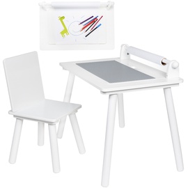 Комплект мебели для детской комнаты Chair & Table, белый