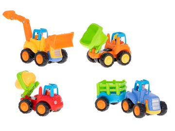 Komplekts Hola Farm N Country Vehicle Set IKONKX6007, daudzkrāsaina