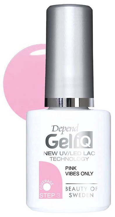 Лак-гель Depend Cosmetics Depend Gel iQ Pink Vibes Only, 5 мл