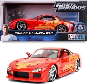 Bērnu rotaļu mašīnīte Jada Toys Fast & Furious JL5 Mazda RX-7 509598, sarkana