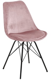 Стул для столовой Kaesfurt, черный/розовый, 54 см x 48.5 см x 85.5 см