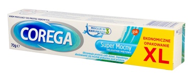 Protēžu fiksācijas krēms Corega Super Strong, 70 g