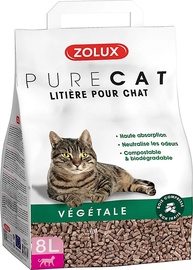 Наполнители для котов из древесных опилок (комкующийся) Zolux Pure Cat, 8 л