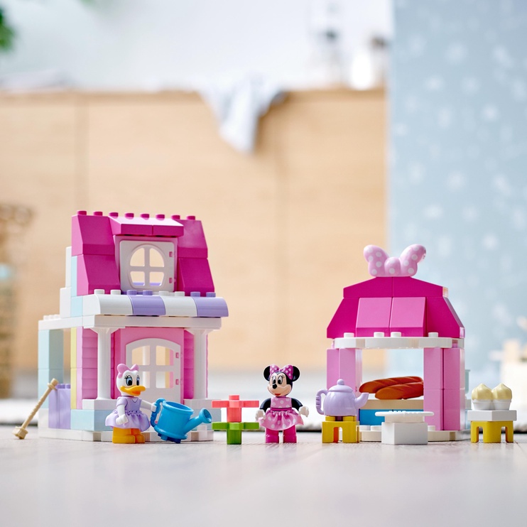 Konstruktors LEGO DUPLO® | Disney Mickey and Friends Minnijas māja un kafejnīca 10942, 91, gab.