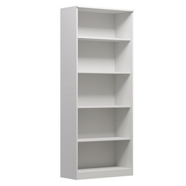 Plaukts Domoletti, balta, 78.2 x 34.8 cm x 190 cm