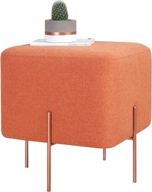 Пуф Hanah Home Copper 53, oранжевый/медный, 40 см x 40 см x 42 см