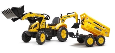 Traktor Falk Komatsu, kollane