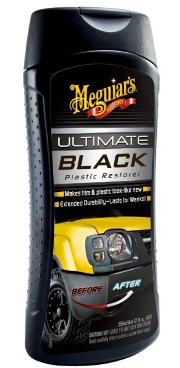 Tīrīšanas līdzeklis Meguiars Ultimate Black Plastic Restorer, 0.355 l