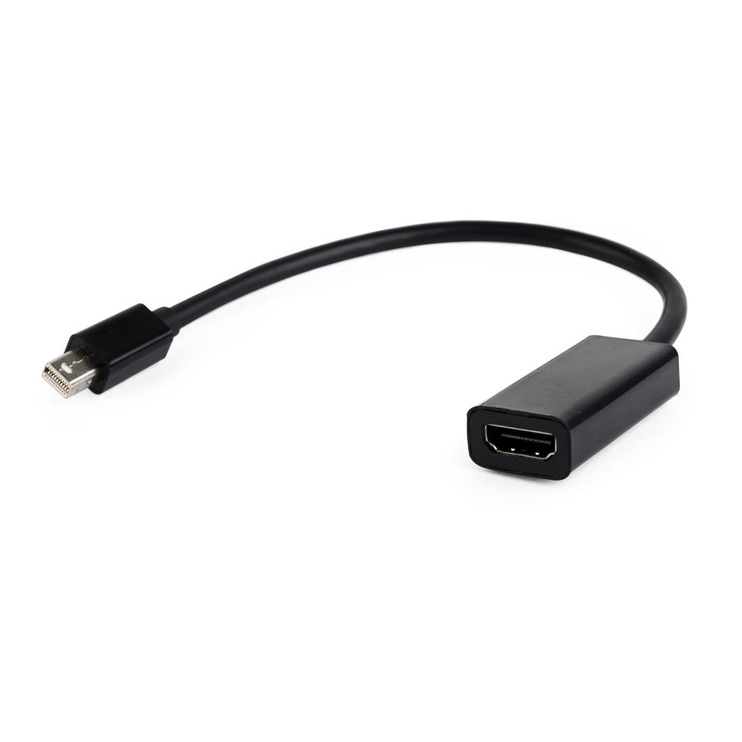 Adapteris Gembird Displayport-mini to HDMI Mini Display port male, HDMI female, juoda