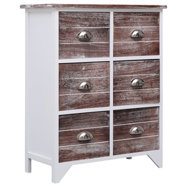 Kumode VLX Paulownia Wood 284094, brūna, 60 x 30 x 75 cm
