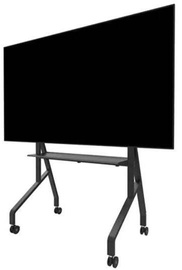 Põrandastatiiv lameekraanidele NewStar Neomounts, must, 110 cm x 66 cm x 106 - 136 cm