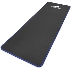 Fitnesa un jogas paklājs Adidas Fitness, zila/melna, 183 cm x 61 cm x 1 cm
