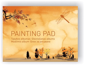Joonistuspaber Smiltainis Painting Pad, A3, 190 g/m², valge, 29.7 cm x 42 cm
