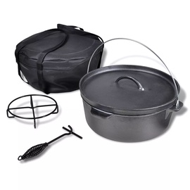 Grillikomplekt VLX Dutch Oven 10202627, 430 mm x 195 mm x 405 mm
