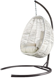 Dārza krēsls, stāvošs Kalune Design Fındık 379VLV1704, melna/krēmkrāsa