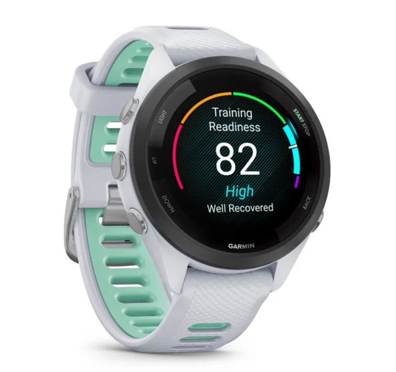 Viedais pulkstenis Garmin Forerunner 265S 010-02810-14, balta