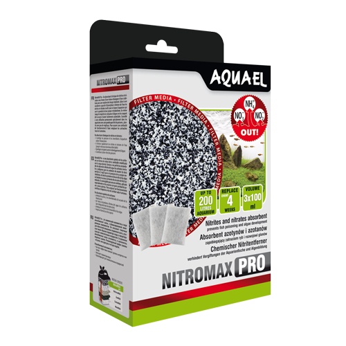 Piederumi filtram Aquael NitroMAX Pro Nitrites And Nitretes Absorbent, 200 l, 100 l