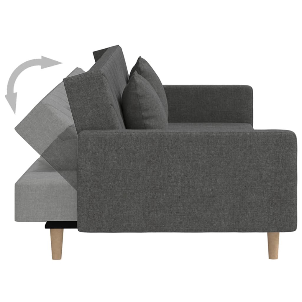 l shaped 2 seater sofa