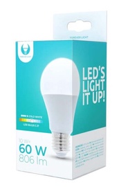 Lambipirn Forever Light LED, A60, külm valge, E27, 10 W, 806 lm