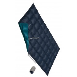 Спальный мешок Mont-Bell Wrap, синий, -, 214 см