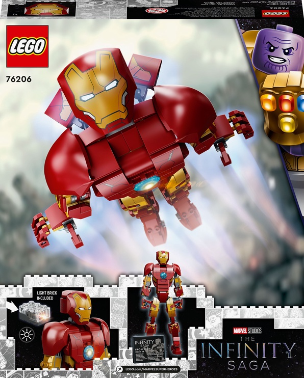 Конструктор LEGO® Marvel Super Heroes Фигурка Железного человека 76206